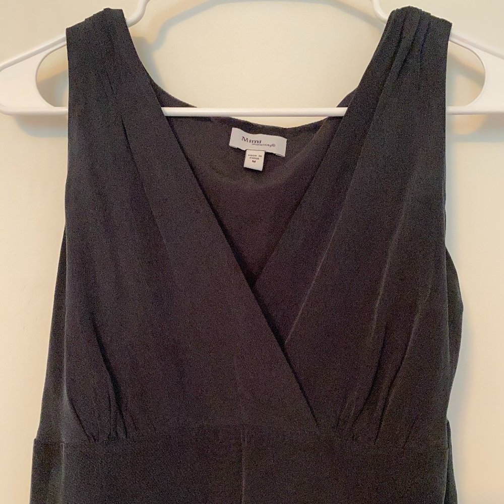 Mimi Maternity Silk Dress
